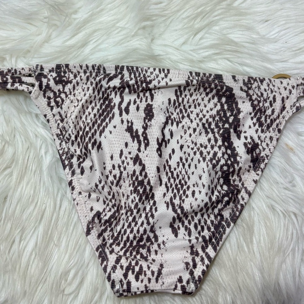 BCBGMAXAZRIA Snakeskin Print Bikini Bottom - Picture 5 of 8